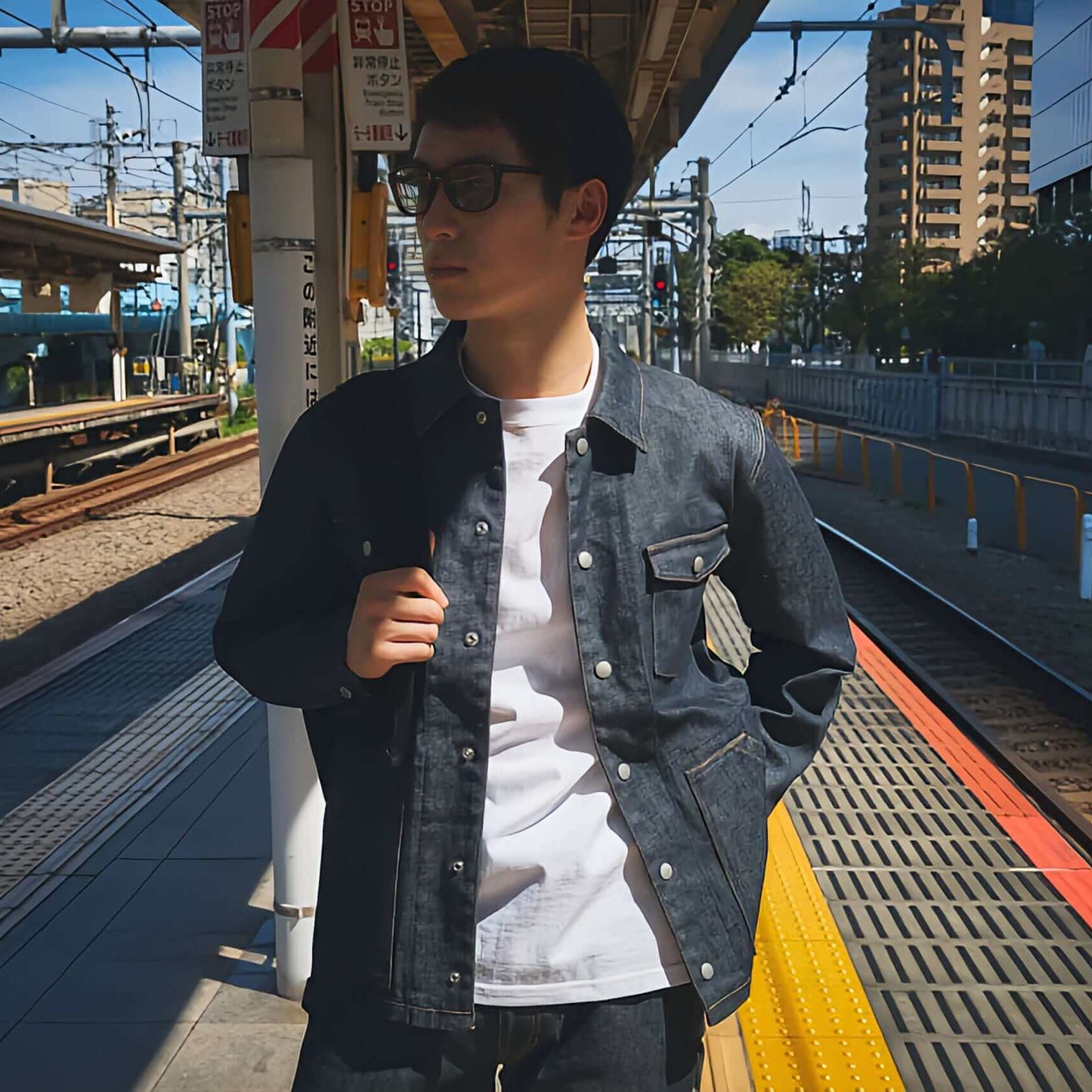 岡山産 リジッド風 ストレッチ デニム ジャケット | KIRYOS