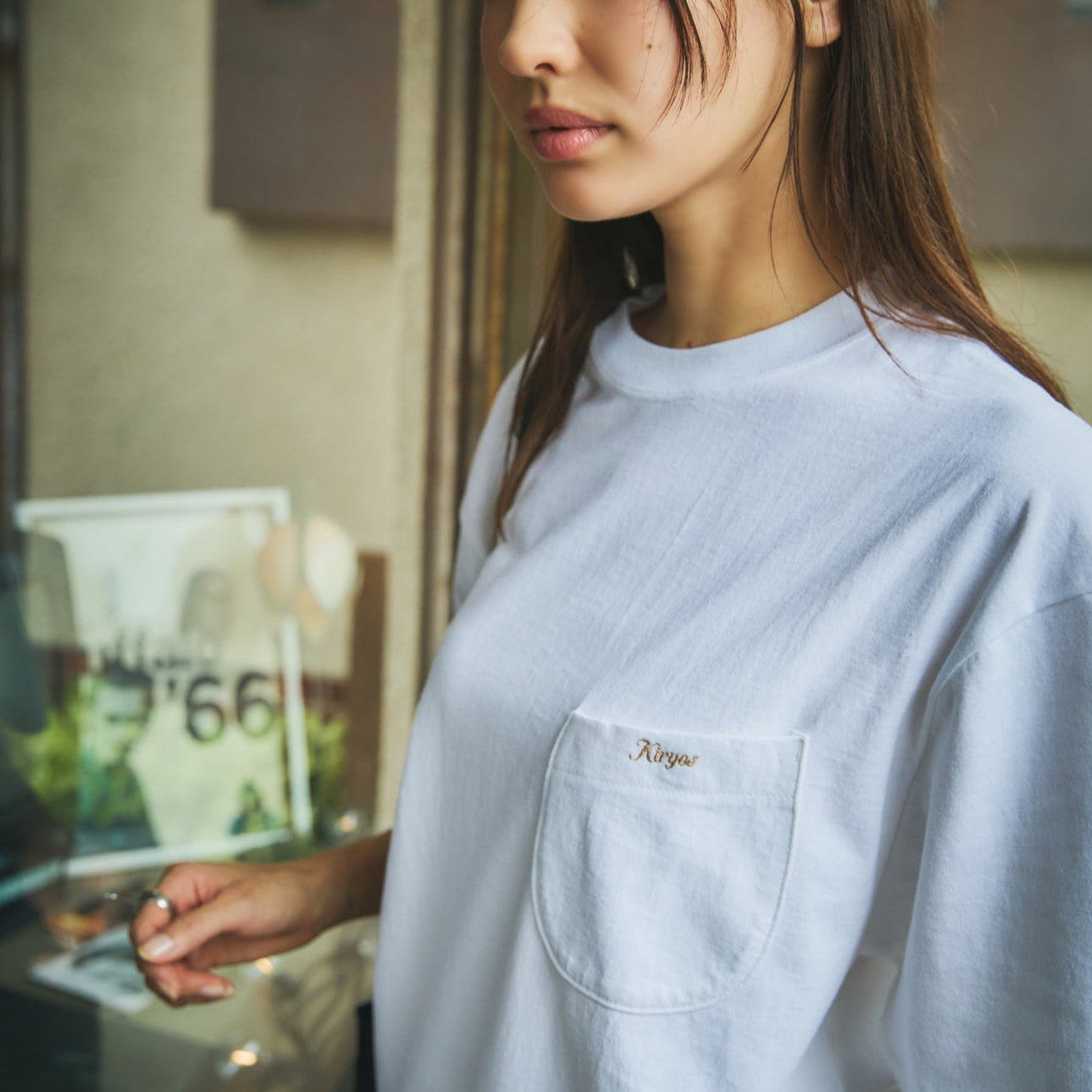 KIRYOS Embroidery Short SleeveTshirt