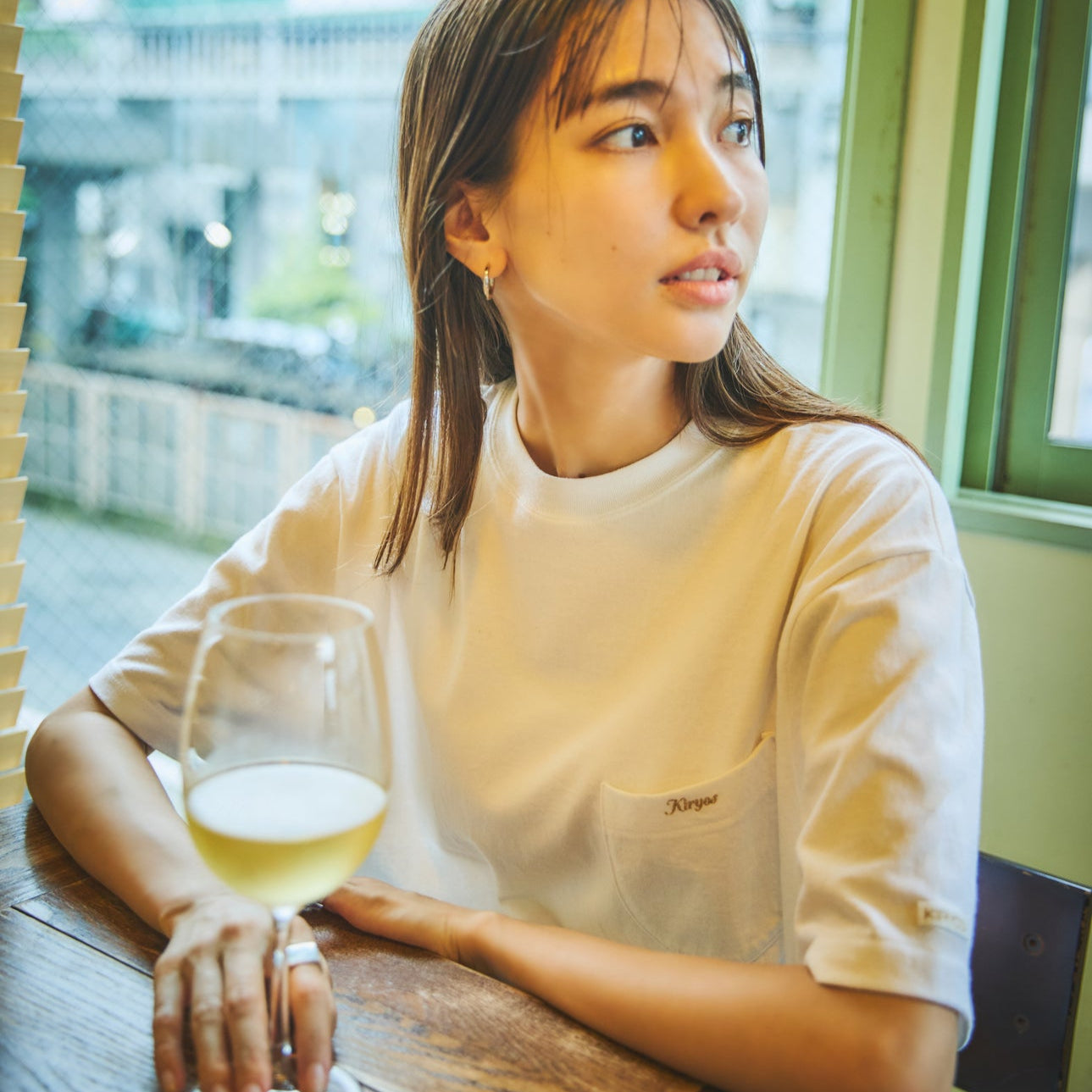KIRYOS Embroidery Short SleeveTshirt