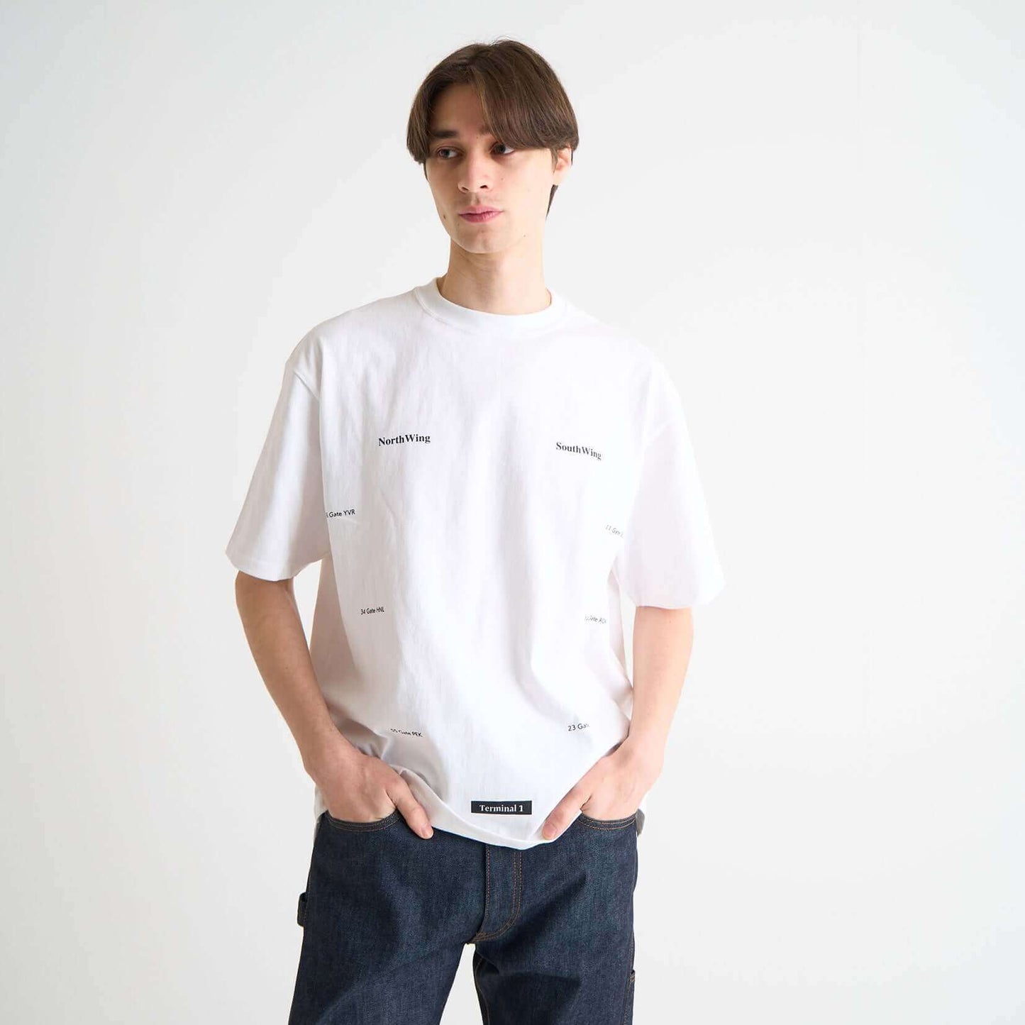 コットン100% ターミナル プリント Tシャツ | KIRYOS | KIRYOS