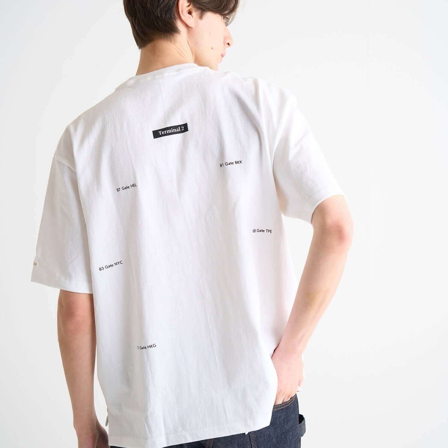 コットン100% ターミナル プリント Tシャツ | KIRYOS | KIRYOS